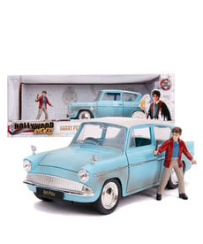 Harry Potter ( Die Cast 1:24 ) Harry Potter & 1959 Ford Anglia ( ATL )