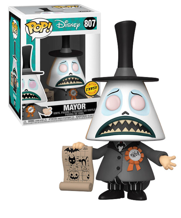 The Nightmare Before Christmas 807 ( Funko Pop ) Mayor " CHASE "