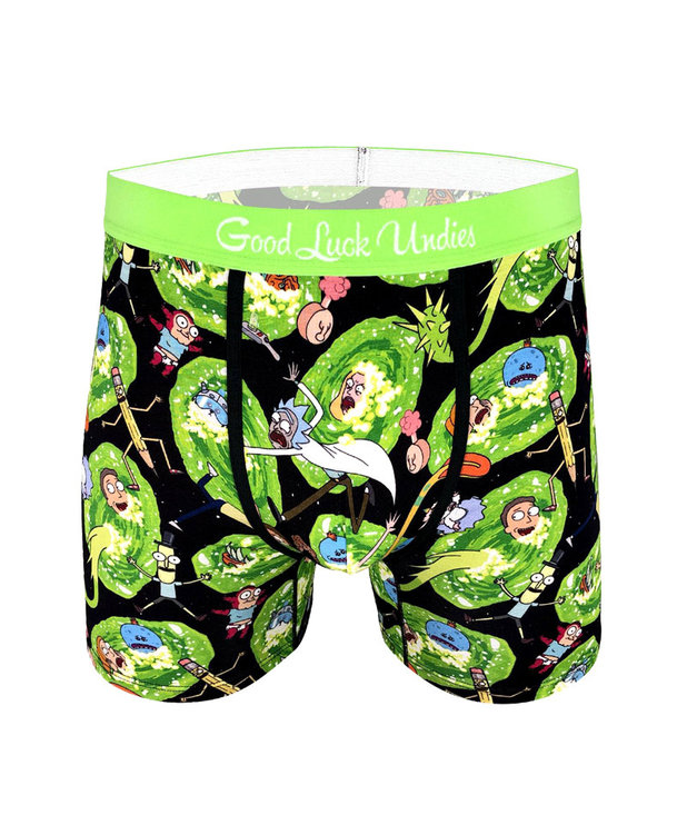 Boxer ( Good Luck Undies ) Rick And Morty Portals