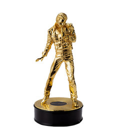 Elvis ( Gold  Figurine ) Comeback Special Bradford Exchange