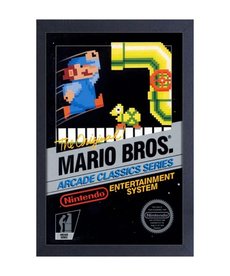 Super Mario Mario Bros ( Framed print )  Original