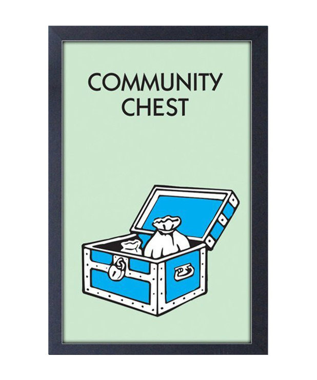 Monopoly ( Framed print ) Community Chest