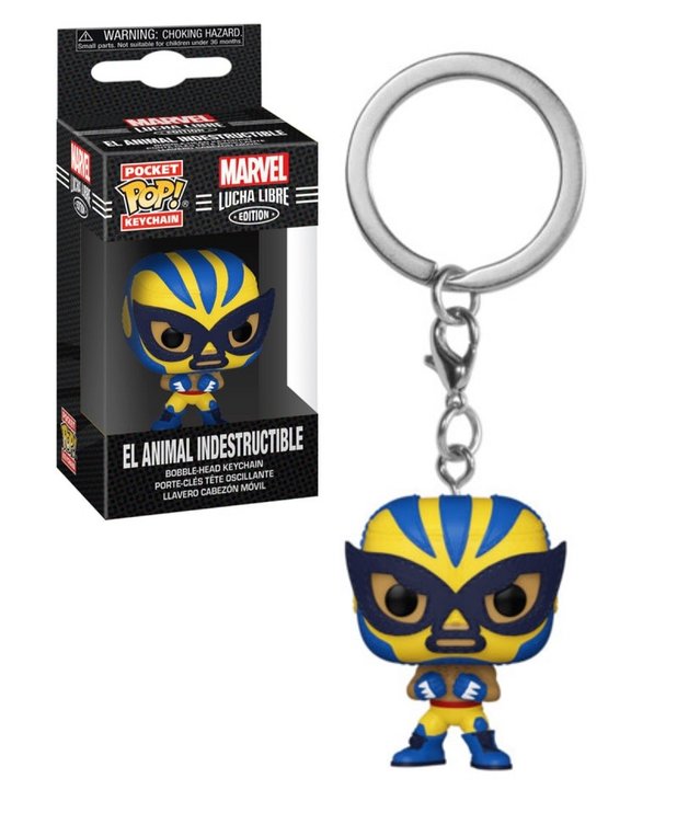 Marvel Lucha Libre ( Funko Keychain ) El Animal Indestructible