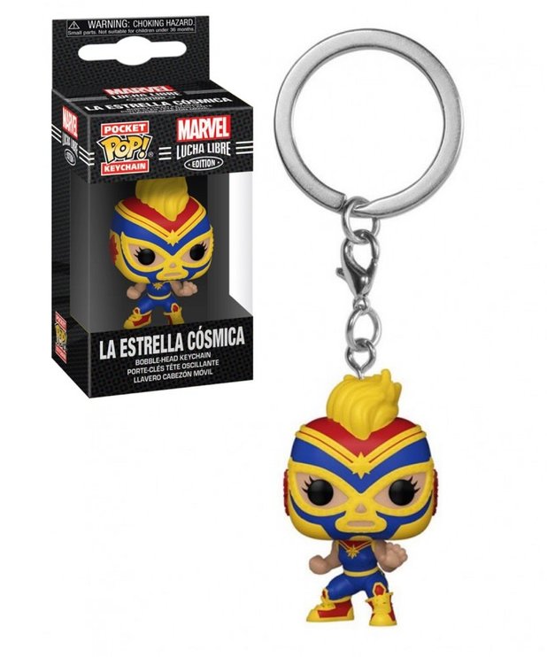 Marvel Lucha Libre ( Funko Keychain ) La Estrella Cosmica