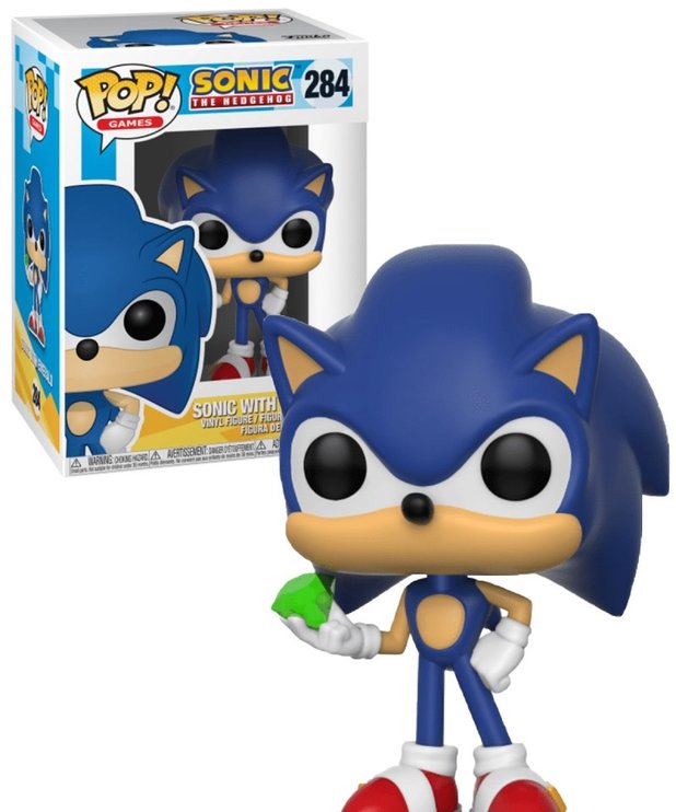 Funko Sonic 284 ( Funko Pop ) Sonic avec Emerald