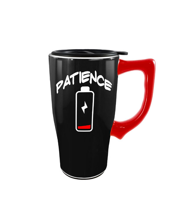 Patience ( Ceramic Travel Mug ) Battery