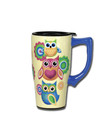 Owls ( Ceramic Travel Mug )