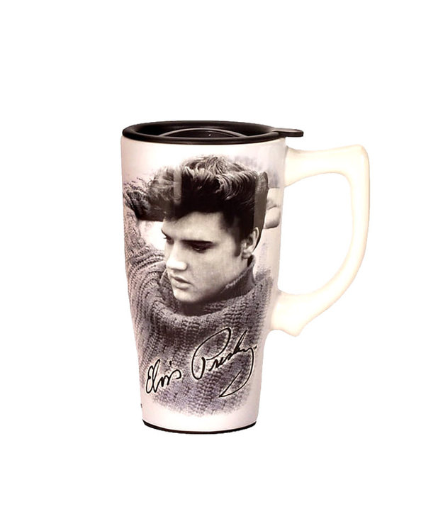 Elvis ( Ceramic Travel Mug ) Retro