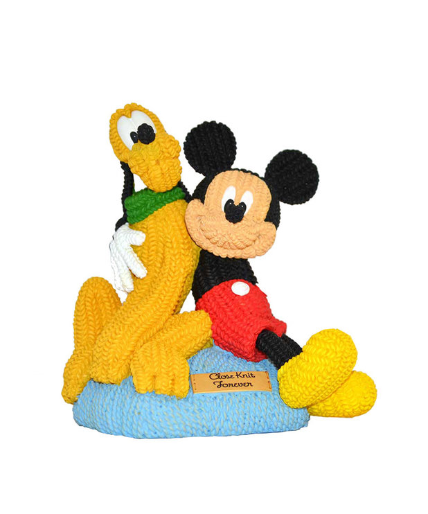 Disney Disney ( Mickey & Pluto Figurine ) Knit Together