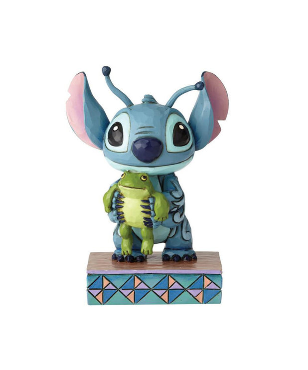 Disney ( Disney Traditions Figurine ) Stitch with Frog
