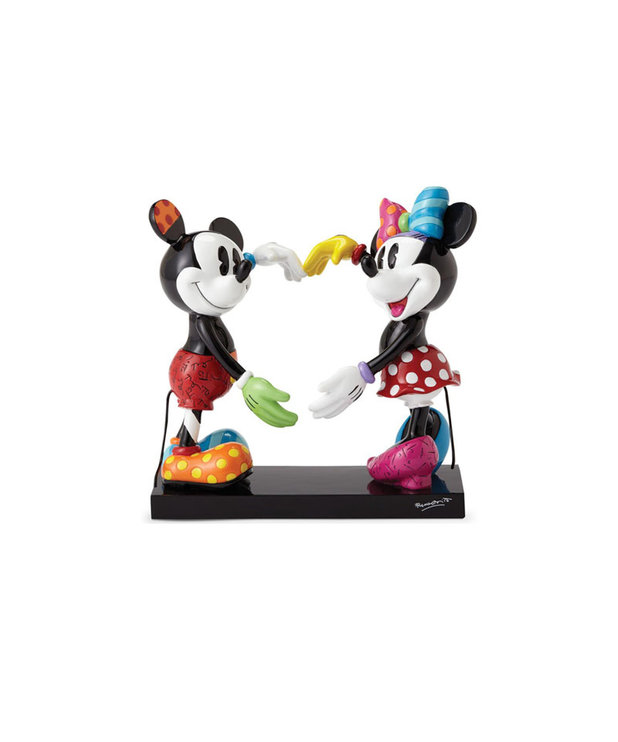Disney ( Disney Britto Figurine ) Mickey & Minnie Heart