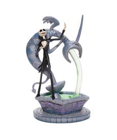 The Nightmare Before Christmas Disney ( Disney Traditions Figurine ) Jack with  Fountain