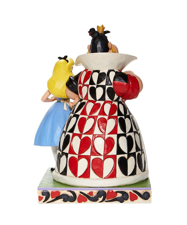 Disney ( Disney Traditions Figurine ) Queen of Hearts & Alice