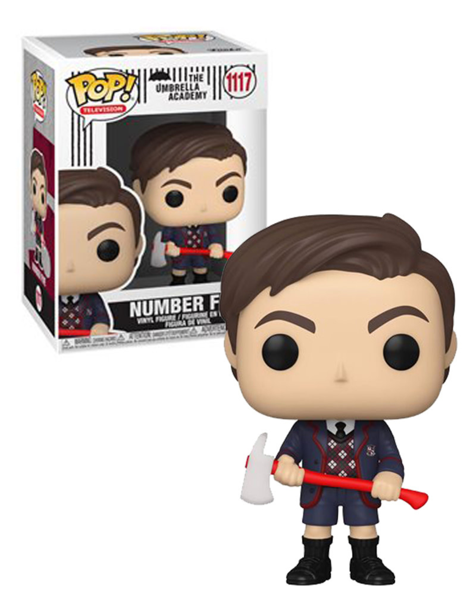 The Umbrella Academy 1117 Funko Pop Number Five The Crazy Box