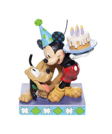 Disney Disney ( Figurine Disney Traditions ) Mickey & Pluto Anniversaire