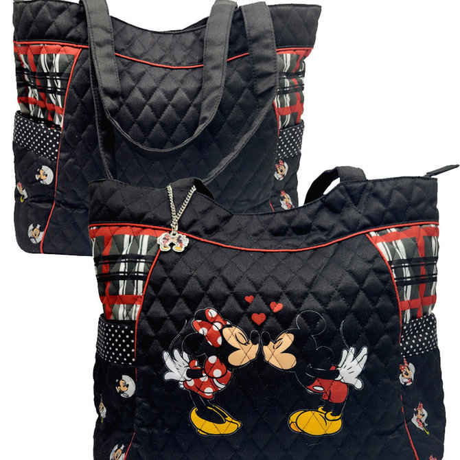 The Bradford Exchange Disney 'Masterpiece Of Magic' Shoulder Bag –  Officially licensed Disney ladies' tote bag including Mickey Mouse, Minnie  Mouse and Disney Princesses. Tinker Bell charm : Amazon.co.uk: Fashion