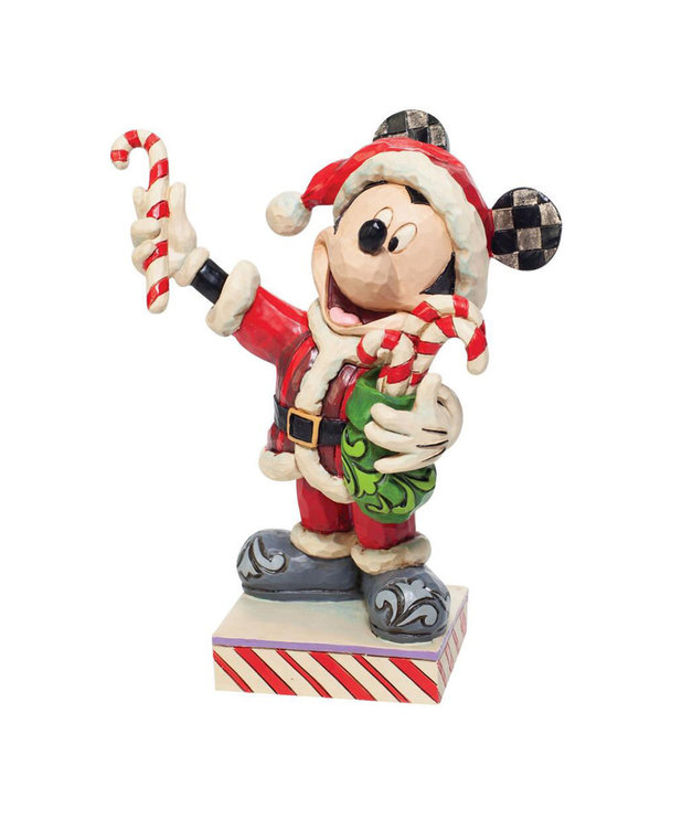 Disney Disney ( Jim Shore Figurine ) Mickey with Candy Canes