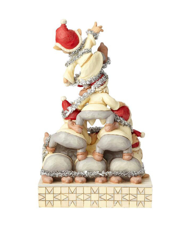 Disney ( Disney Traditions Figurine ) Seven Dwarfs Christmas Pyramid