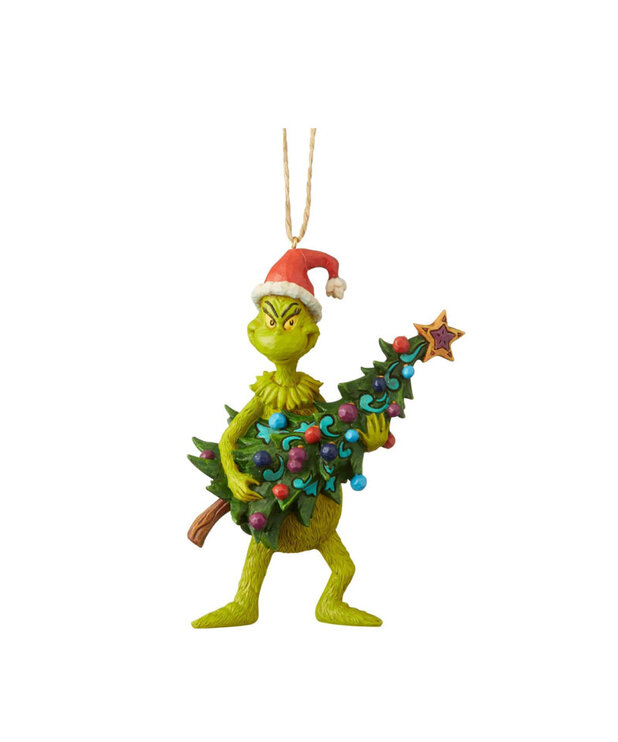 Jim Shore The Grinch ( Jim Shore Figurine ) Grinch with Christmas Tree