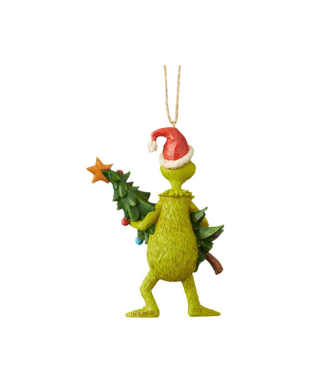 Jim Shore Le Grincheux ( Figurine Jim Shore ) Grincheux avec Arbre de Noël