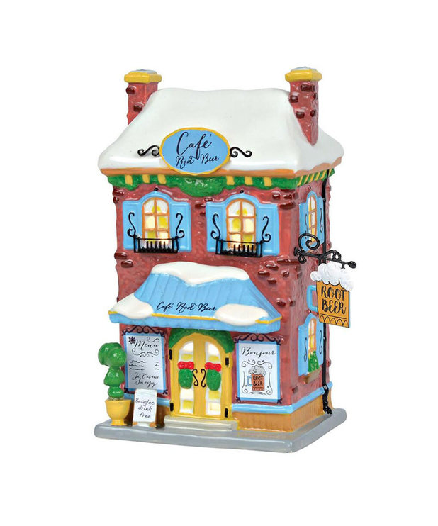 Peanuts ( Department 56 Figurine ) Snoopy's Root Beer Café