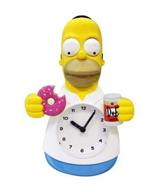 Simpsons ( 3D Clock ) Homer Simpson