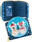 Mickey and Minnie Loungefly Wallet ( Disney ) Snowman Globe