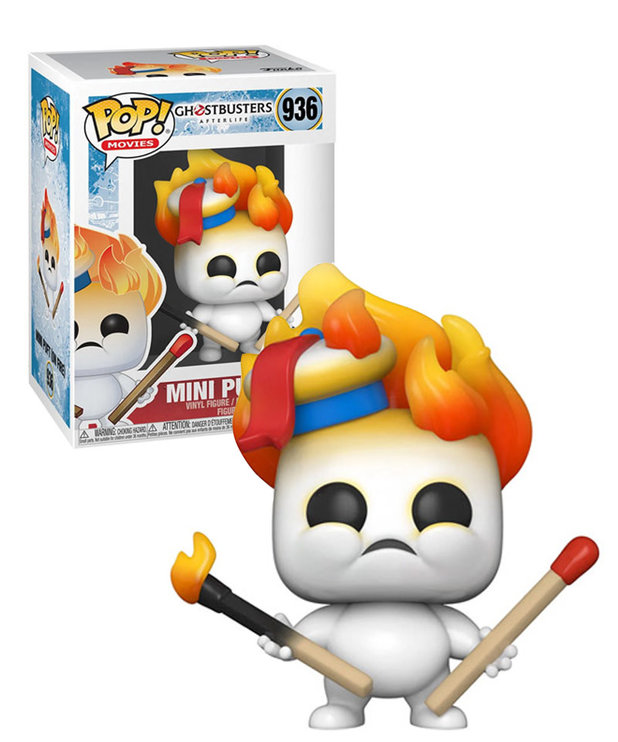 Ghostbusters Afterlife 936 ( Funko Pop ) Mini Puft ( On Fire )