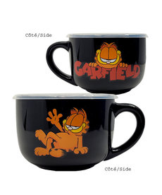 Garfield  ( Tasse Soupe Avec Couvercle )