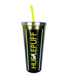 Hufflepuff  Acrylic Glass With Straw ( Harry Potter )