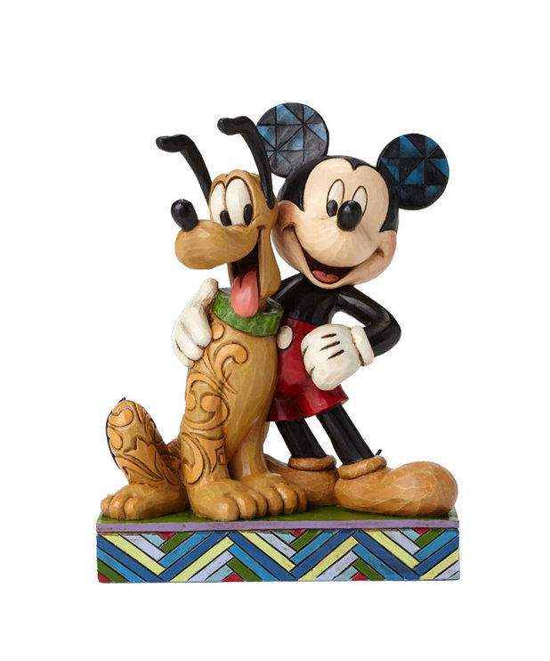 Disney Disney ( Disney Traditions Figurine ) Pluto & Mickey