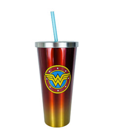 Dc Comics ( Acrylic Glass With Straw ) Wonder Woman