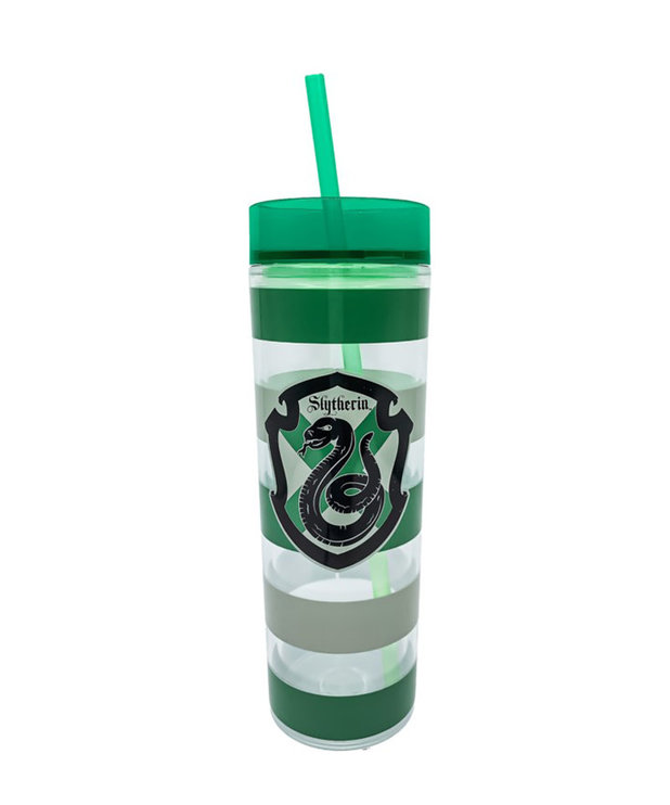 Harry Potter ( Acrylic Bottle With Straw ) Slytherin