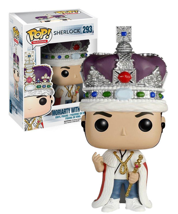 Funko Sherlock 293 ( Funko Pop ) Moriarty With Crown