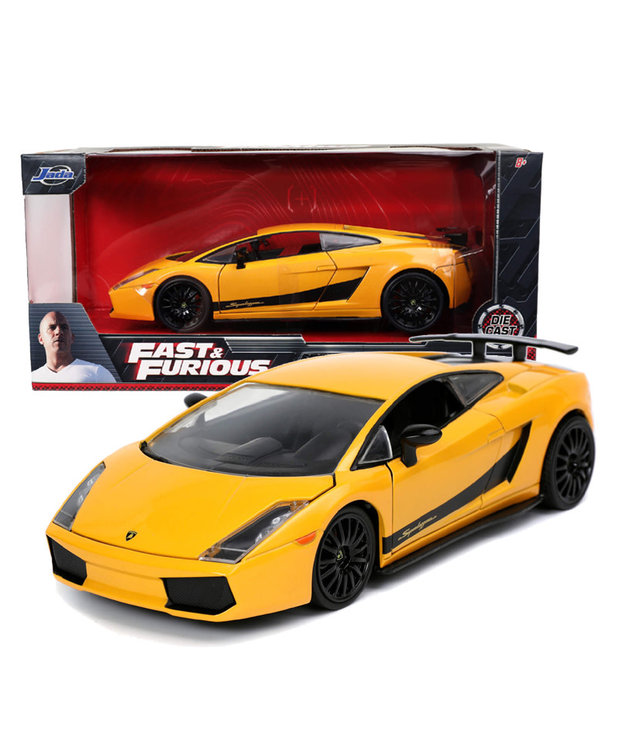 Jada Toys  Lamborghini Gallardo Superleggera ( Rapides et Dangereux ) Voiture De Collection en Métal 1:24