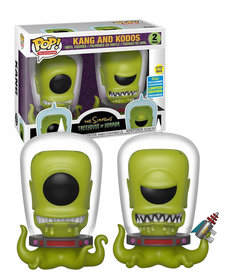 Funko Kang and Kodos 2 Pack ( The Simpson ) Funko Pop DAMADGE ( PA )