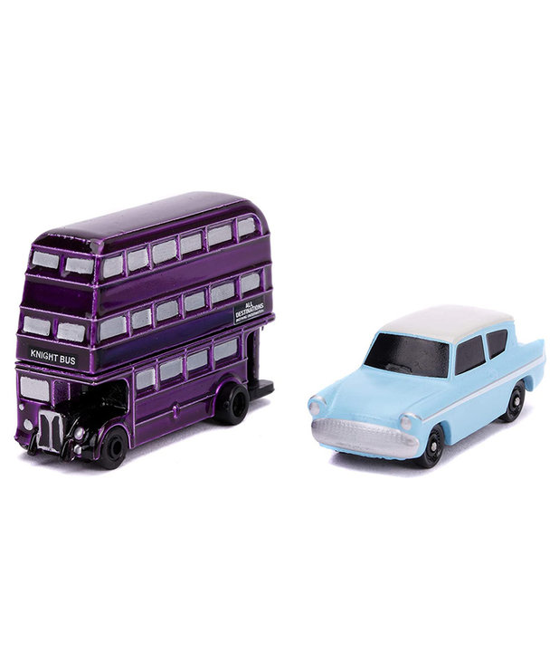 Harry Potter ( Voitures de Collection en Métal Nano ) 1959 Ford Anglia & The Knight Bus