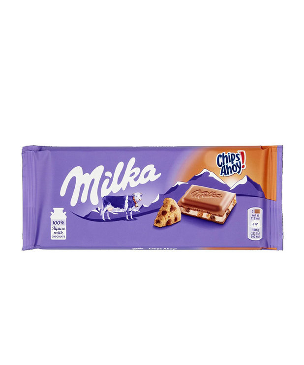 Milka ( Chocolate Bar ) Chips Ahoy ! Biscuits