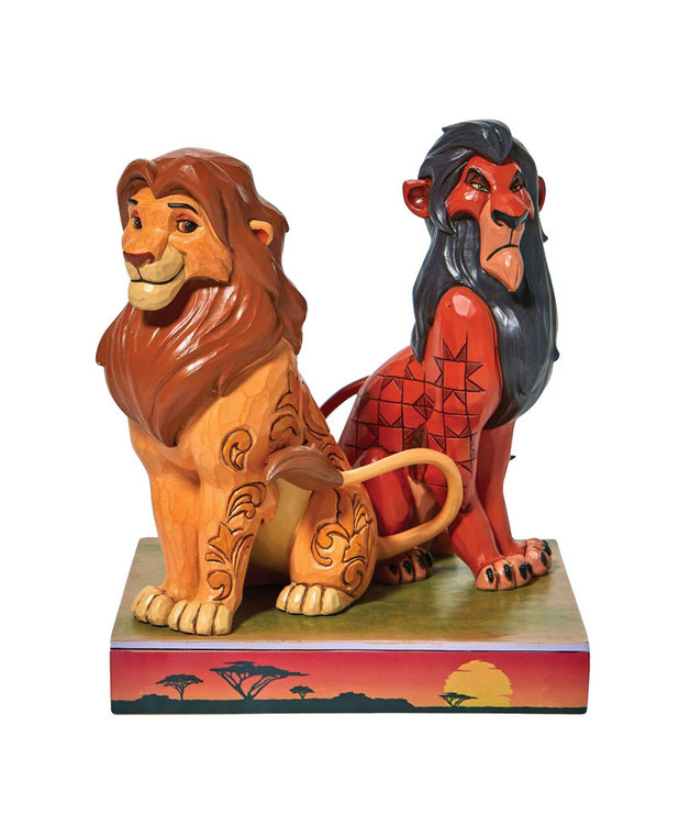 Disney ( Disney Traditions Figurine ) Simba & Scar