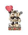 Disney ( Disney Traditions Figurine ) Minnie & Mickey Heart Balloon