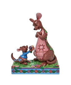 Figurine  Grand Gourou & Petit Gourou ( Disney ) Fleurs