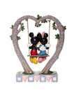 Figurine Mickey et Minnie ( Disney ) Balançoire Coeur