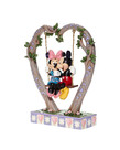 Disney ( Disney Traditions Figurine ) Minnie & Mickey Heart Swing
