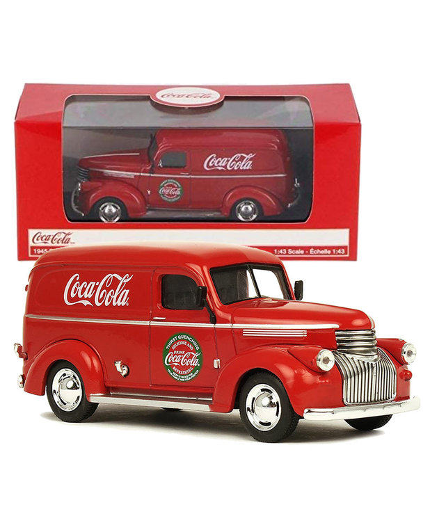 Coca-Cola ( Voiture De Collection En Métal 1:43 ) 1945 Panel Delivery Van