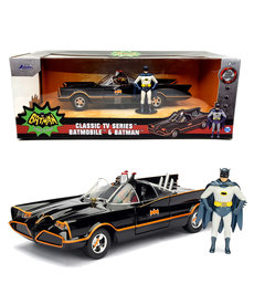 Dc Comics ( Die Cast 1:24 ) Classic TV Series Batmobile & Batman