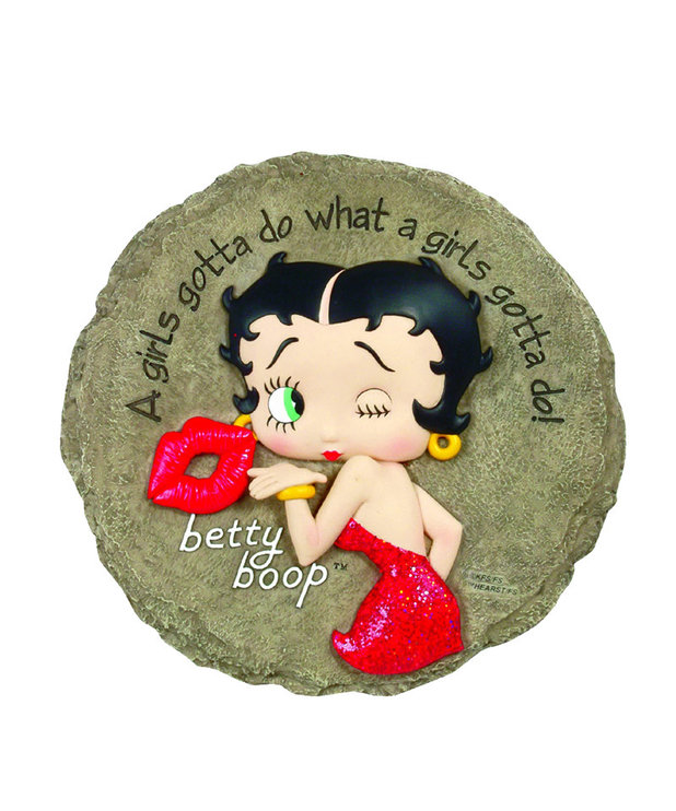 Betty Boop ( Pierre Décorative Résine ) A Girls Gotta Do What A Girls Gotta Do !