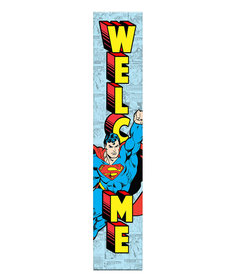 Dc Comics ( Enseigne De Porche ) Superman Bienvenue
