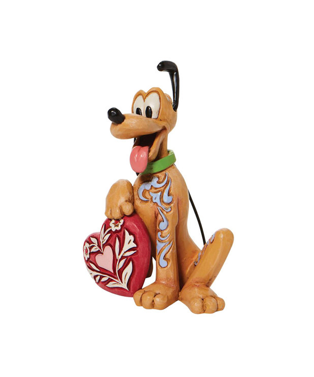 Pluto Figurine ( Disney ) Heart