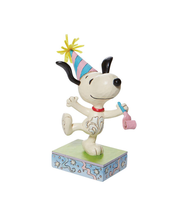 Peanuts ( Figurine Jim Shore ) Snoopy Chapeau D'anniversaire