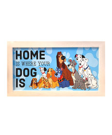Disney ( Framed Print ) Home Is Where Your Dog Is
